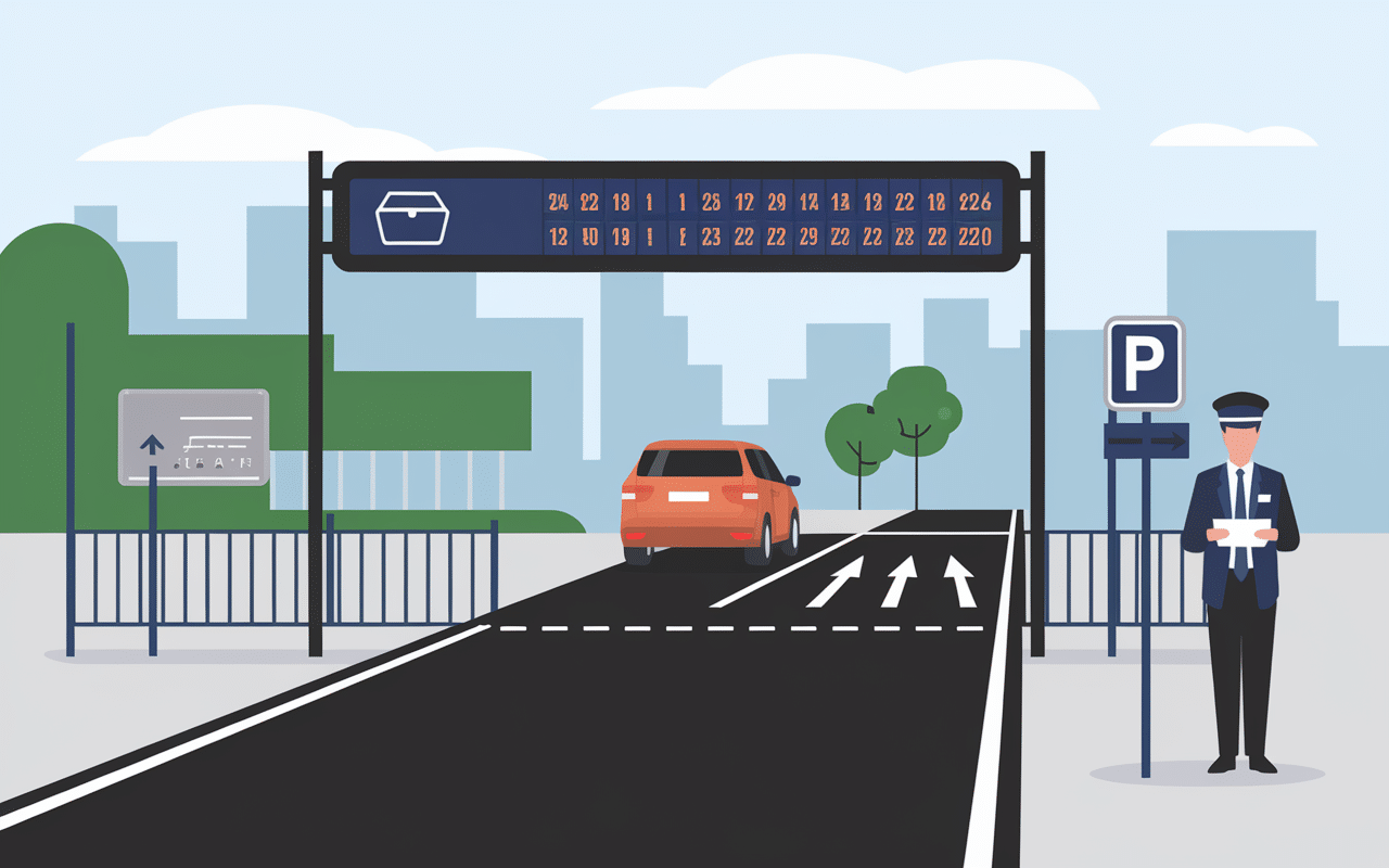 Entrée déchetterie Maromme contrôle carte