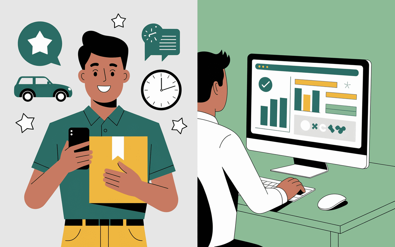 illustration avantages colisboomerang clients commerçants