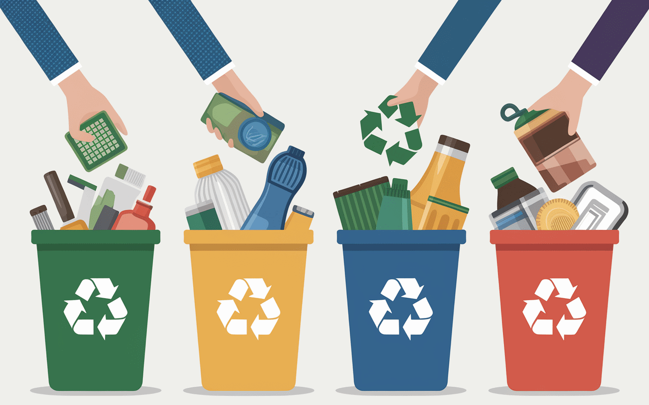 Tri déchets déchetterie Saint Berthevin consignes