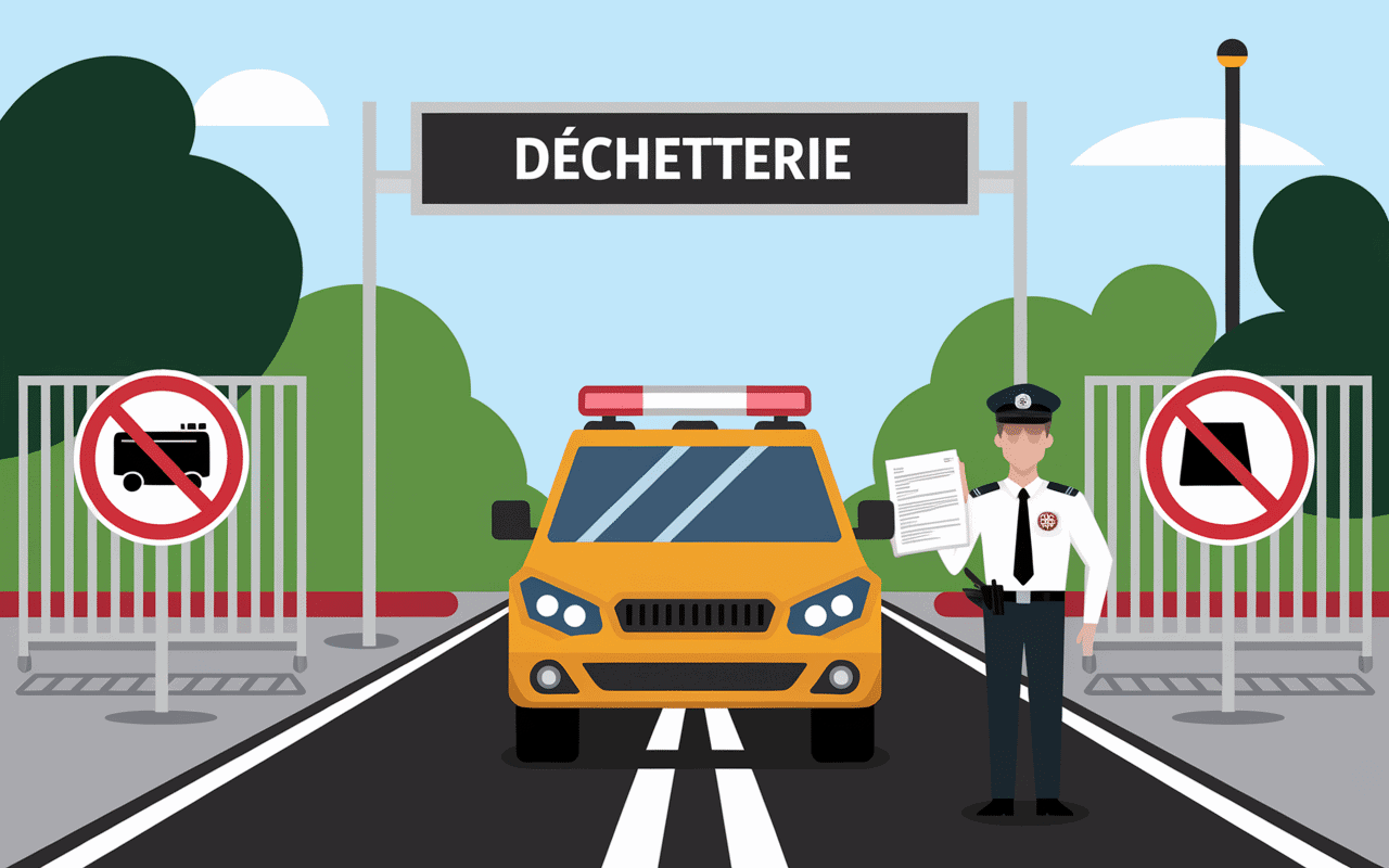 Accès règlementation entrée déchetterie Seclin