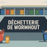 vue aérienne déchetterie wormhout moderne