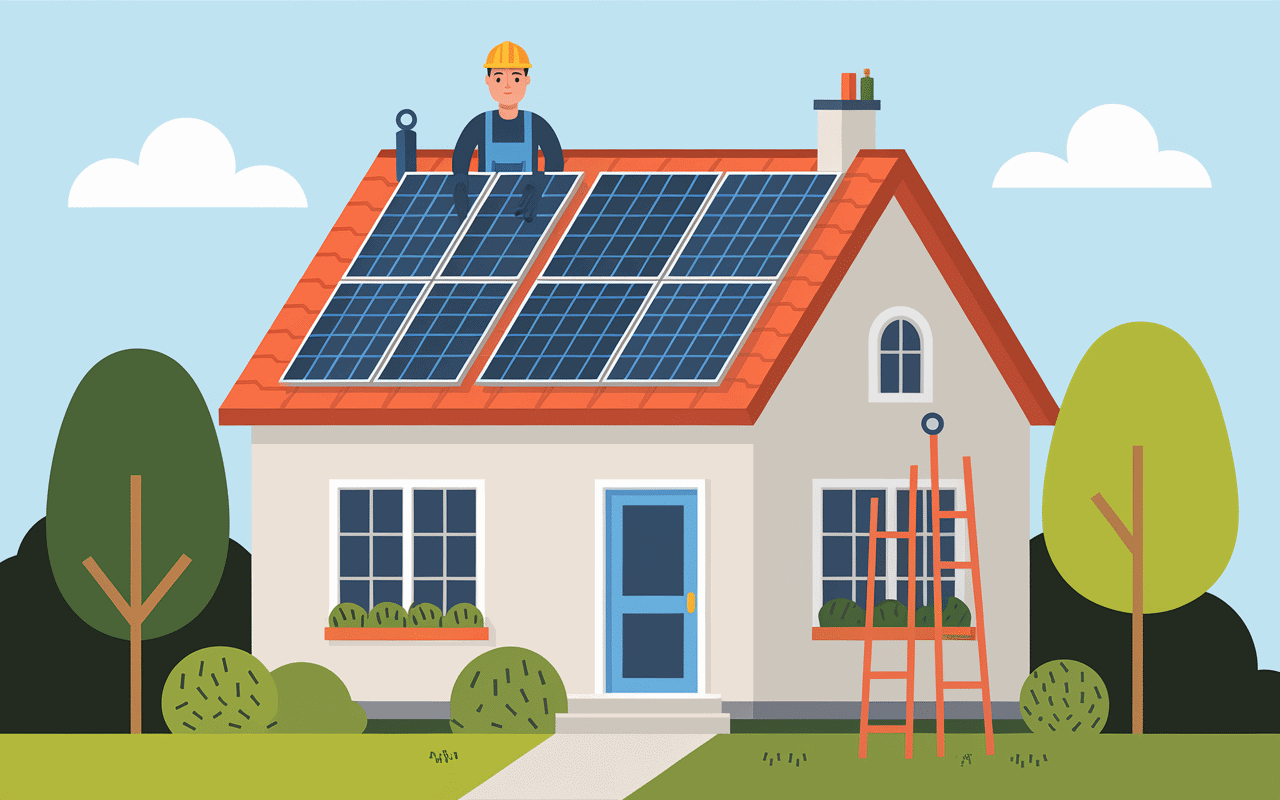 Installation kit transformation ballon électrique en chauffe eau solaire technicien