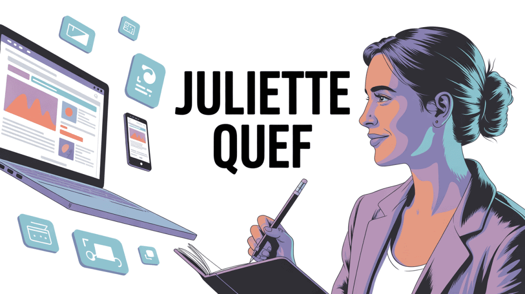 portrait juliette quef journaliste numérique