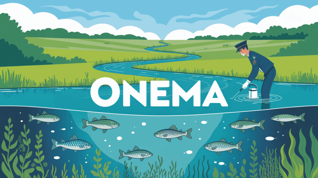 onema agent contrôle rivière paysage aquatique