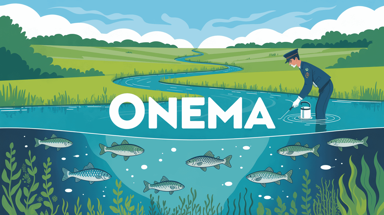 onema agent contrôle rivière paysage aquatique