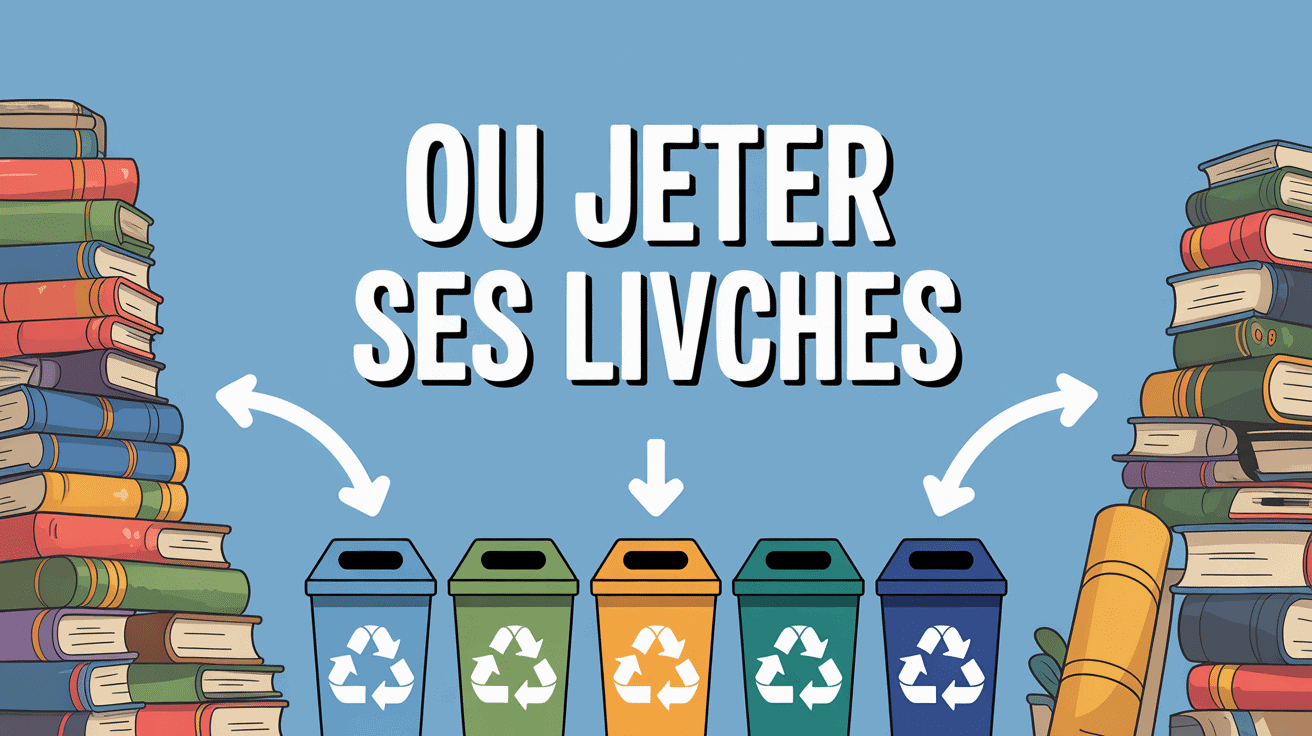 ou jeter les livres illustration destinations