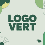 Palette design de logos vert nuances feuilles stylisées