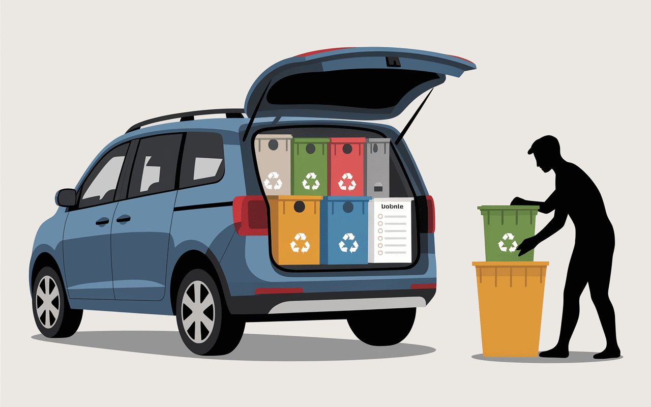 Organisation tri avant venue déchetterie Bailleul