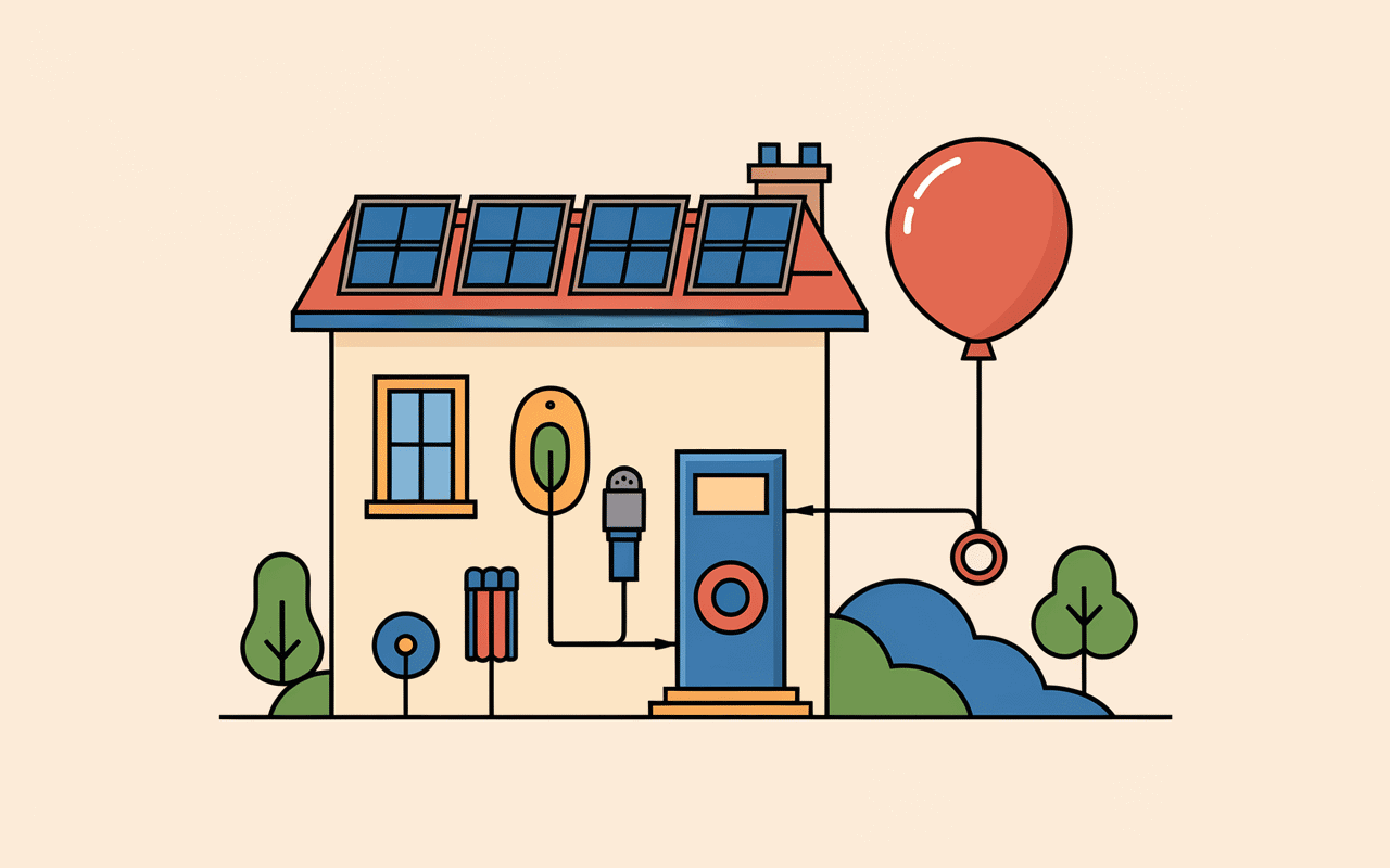 Schéma technique kit transformation ballon électrique en chauffe eau solaire