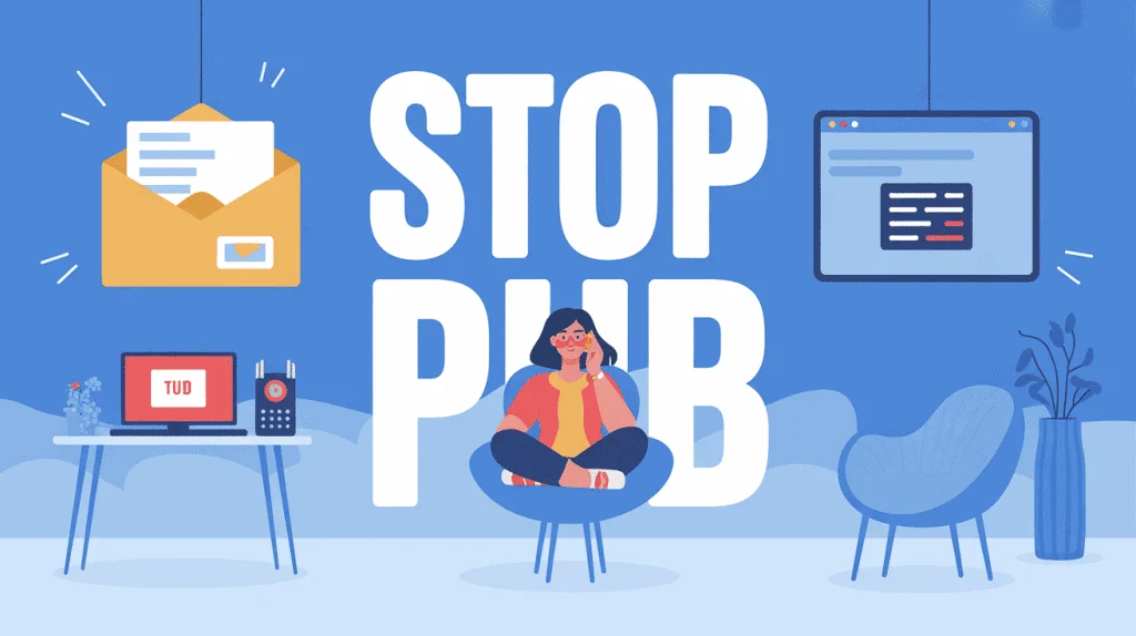 stop pub salon paisible protection