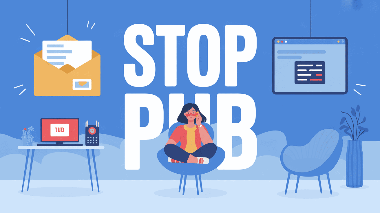 stop pub salon paisible protection
