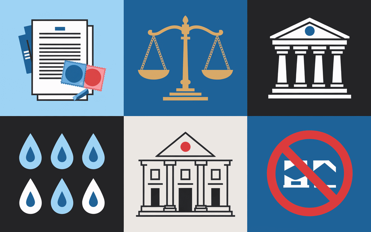 document officiel et mairie balance justice taxe récupération eau de pluie