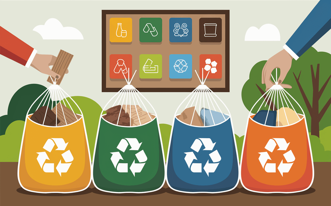 Conseils tri déchetterie Coublevie maison