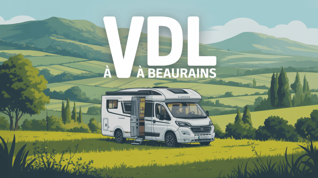 Camping-car VDL Beaurains paysage nord France