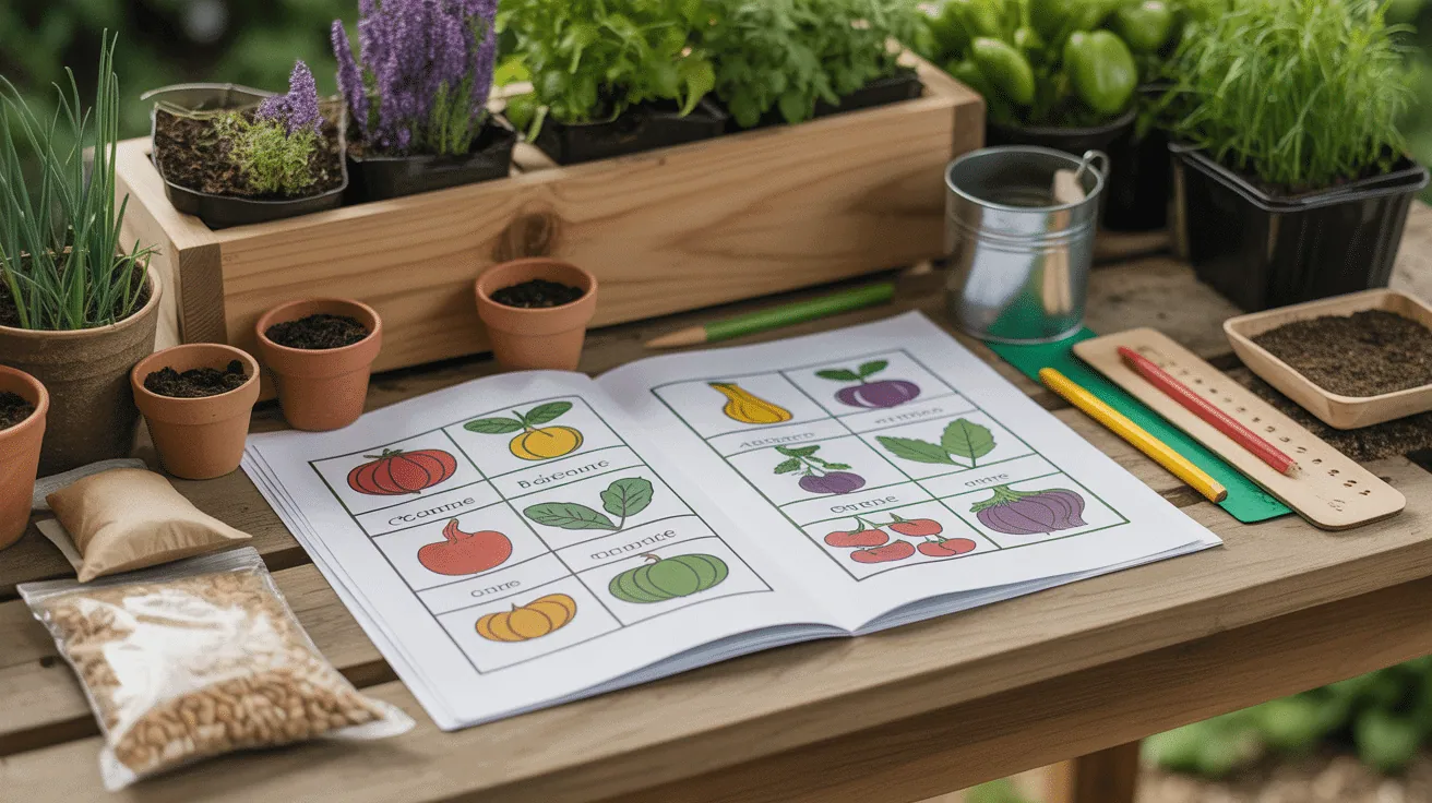 table planification association légumes potager pdf document graines semis