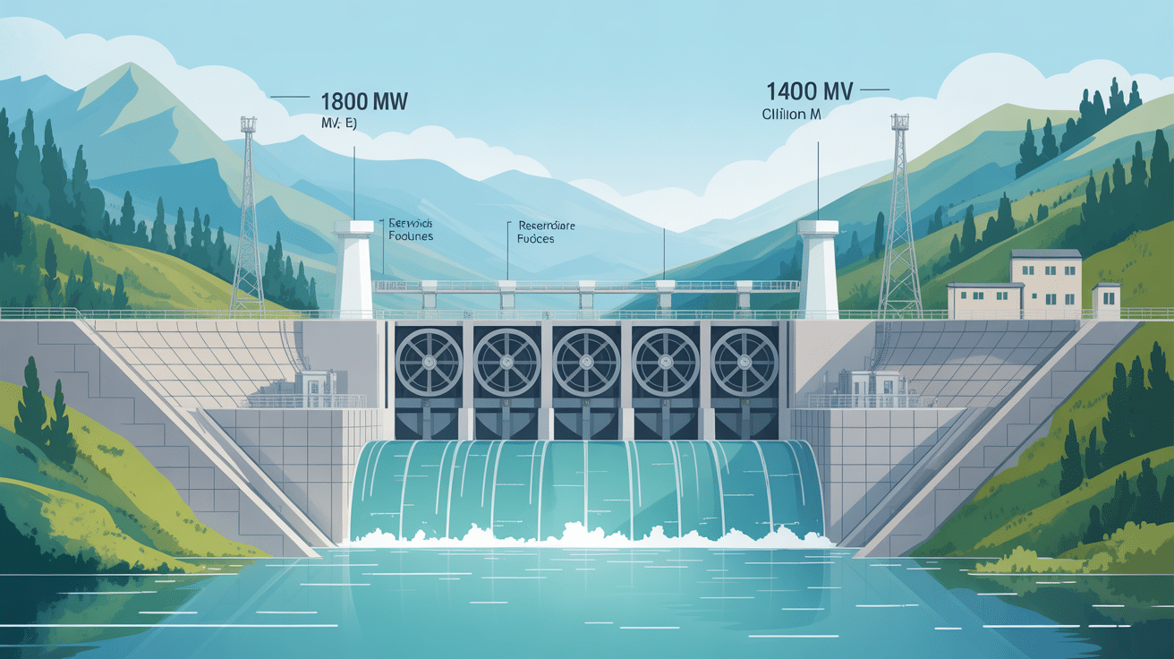 schema technique barrage de grand maison avec chiffres