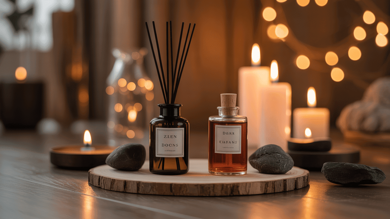 Parfum bien-être black amber composition zen