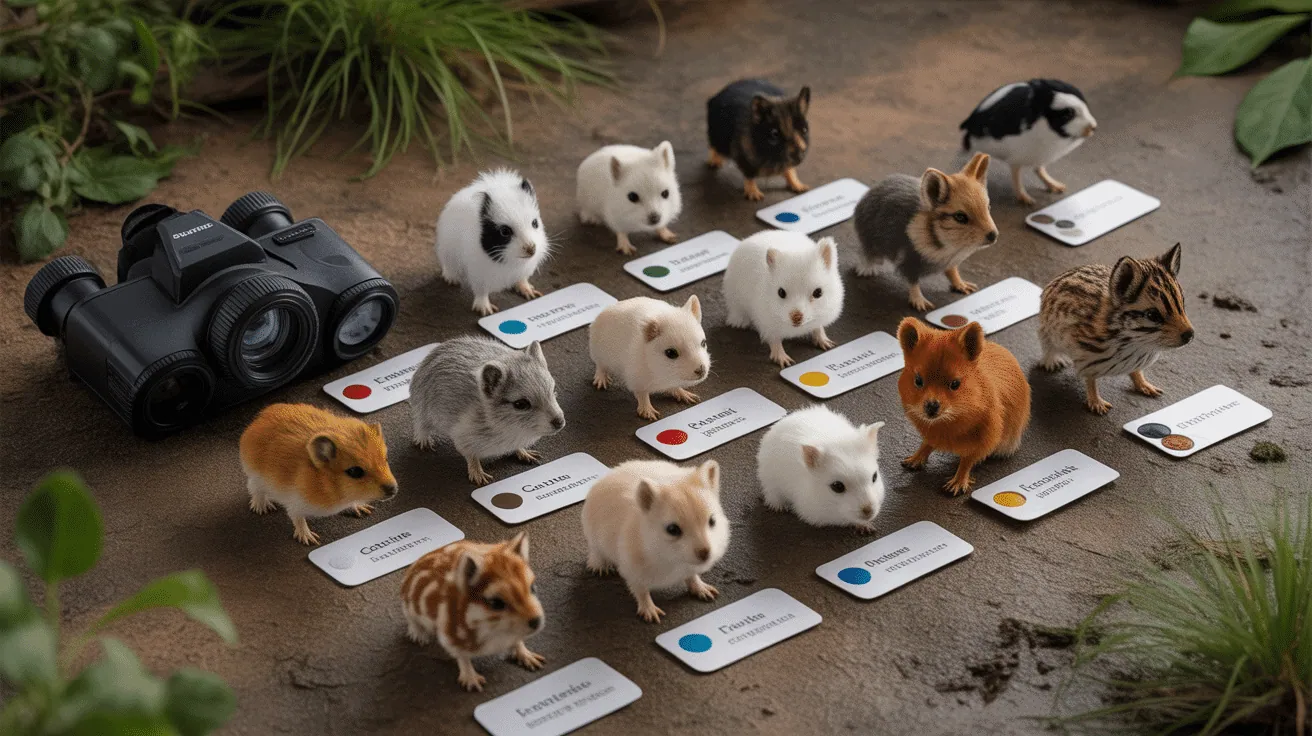 crottes de crapaud et autres animaux comparer