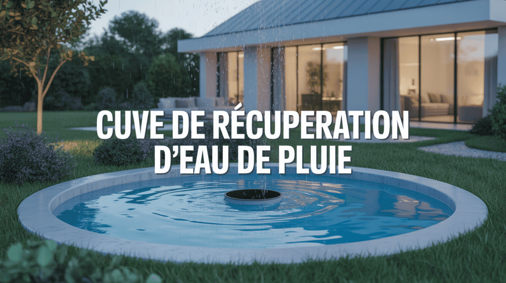 cuve recuperation eau de pluie grande maison jardin