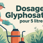 Dosage glyphosate pour 5 l d'eau protection jardin