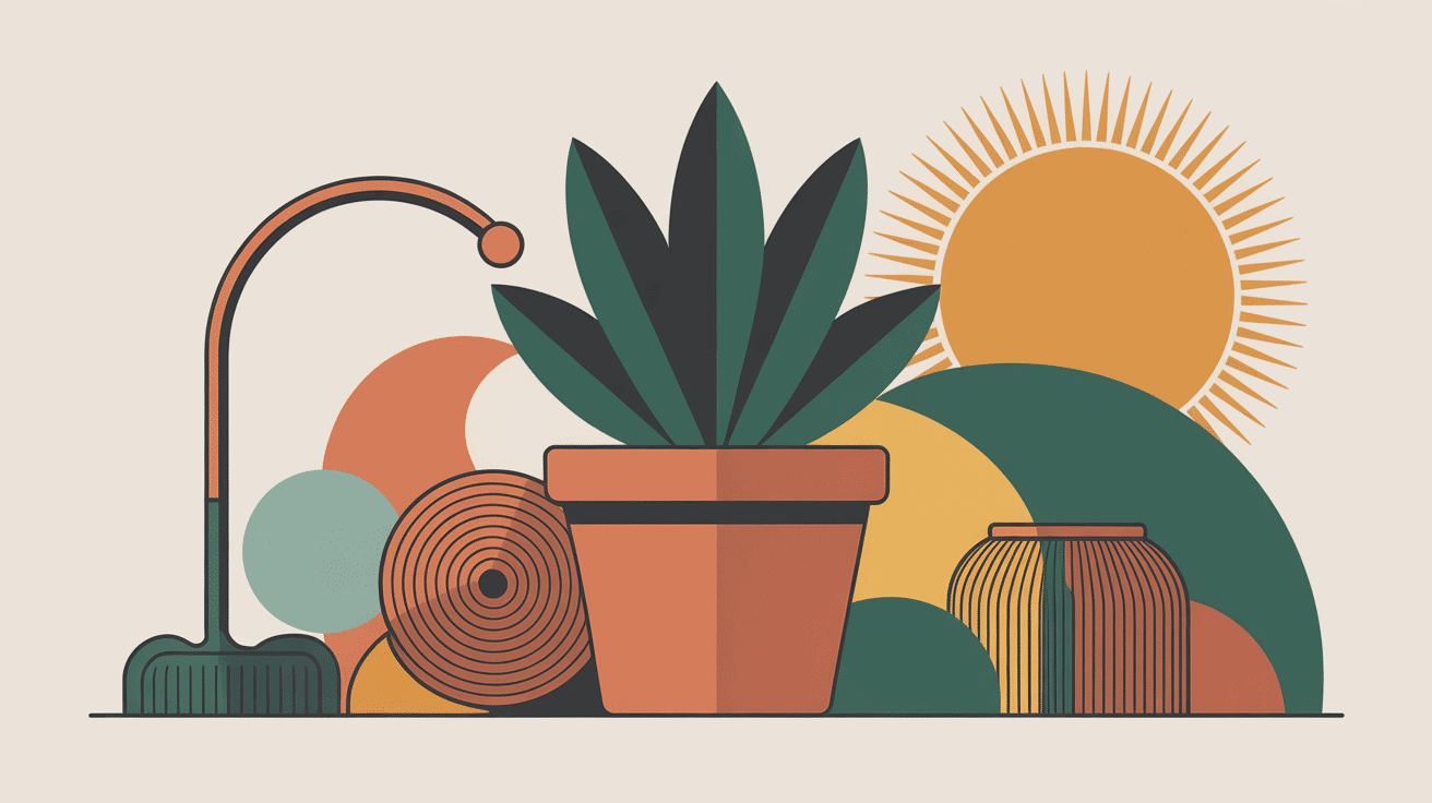 Pot terre cuite echeveria nodulosa et substrat drainant