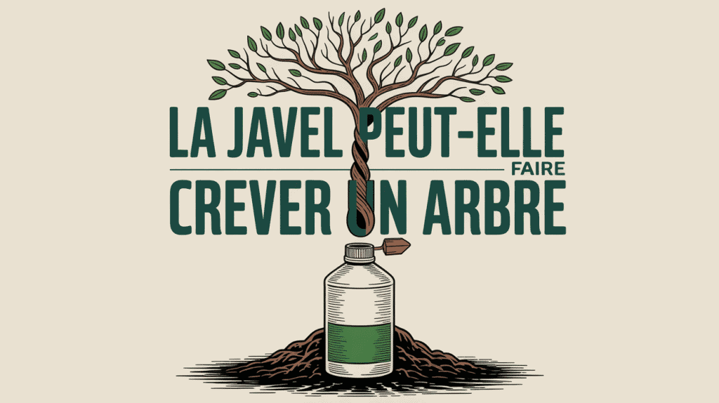 arbre mourant javel crever arbre sol stérile