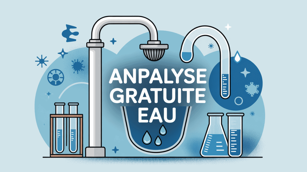 Faire analyser son eau gratuitement robinet gouttes verre tubes à essai
