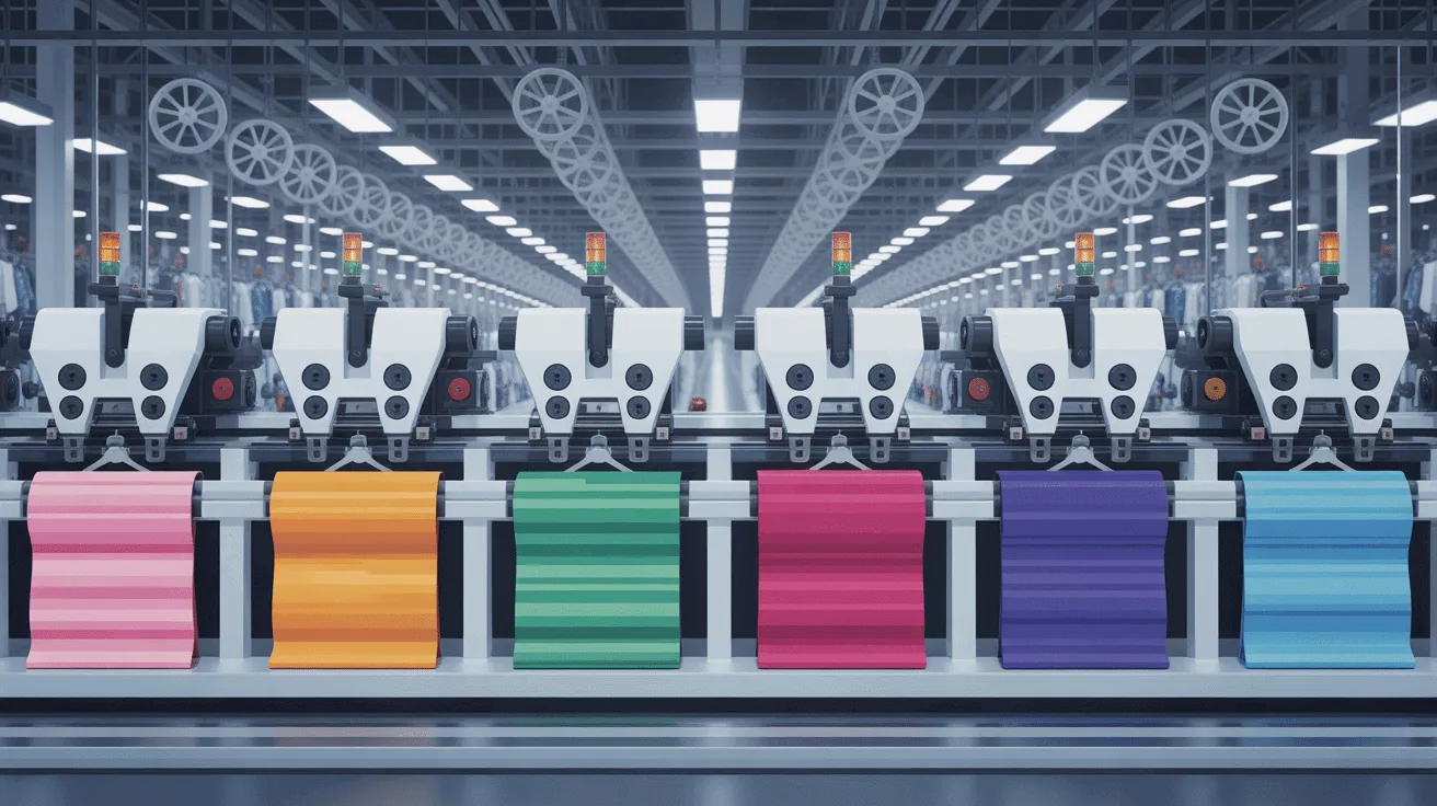 Fast fashion chaîne textile industrie moderne