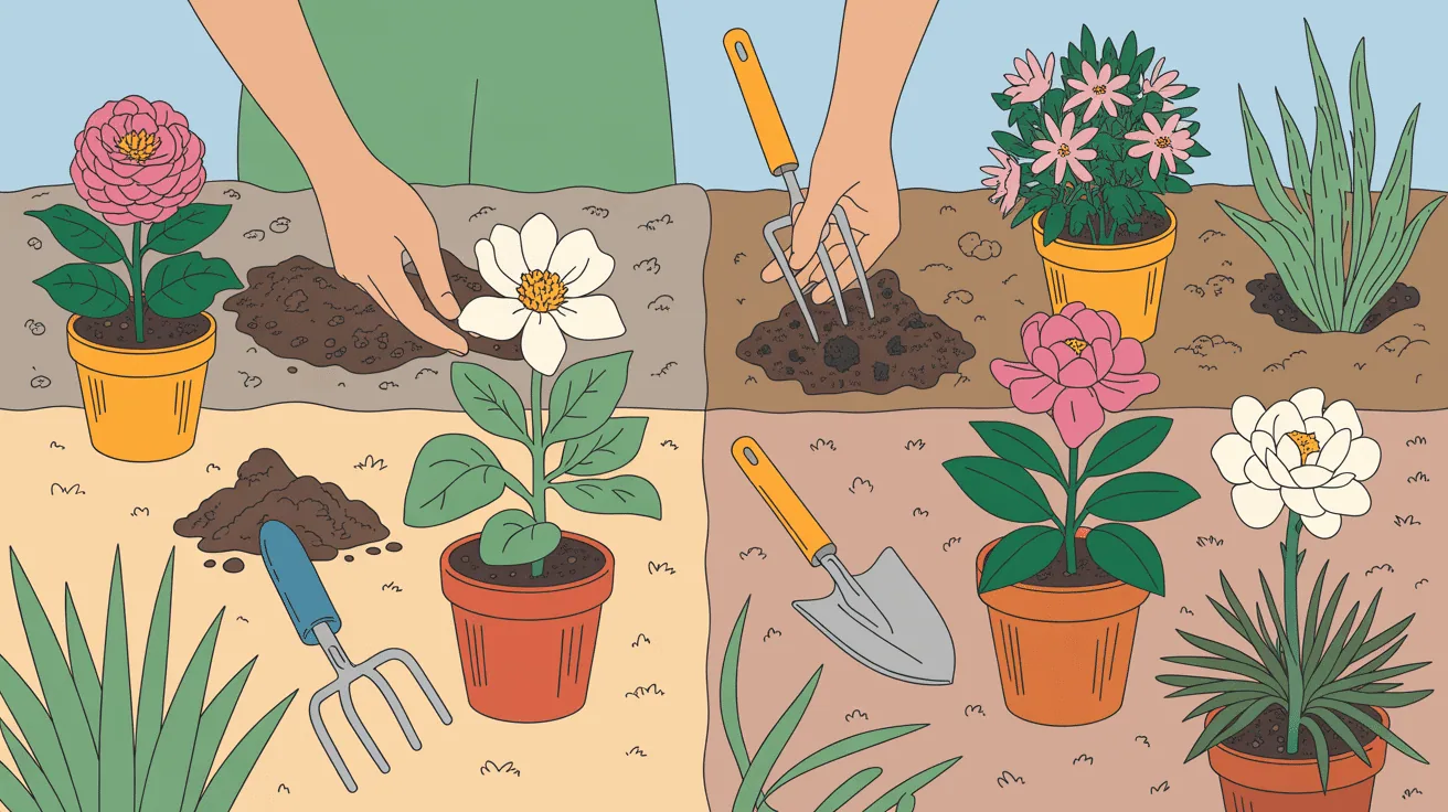 Planter des fleurs qui ressemblent à des roses