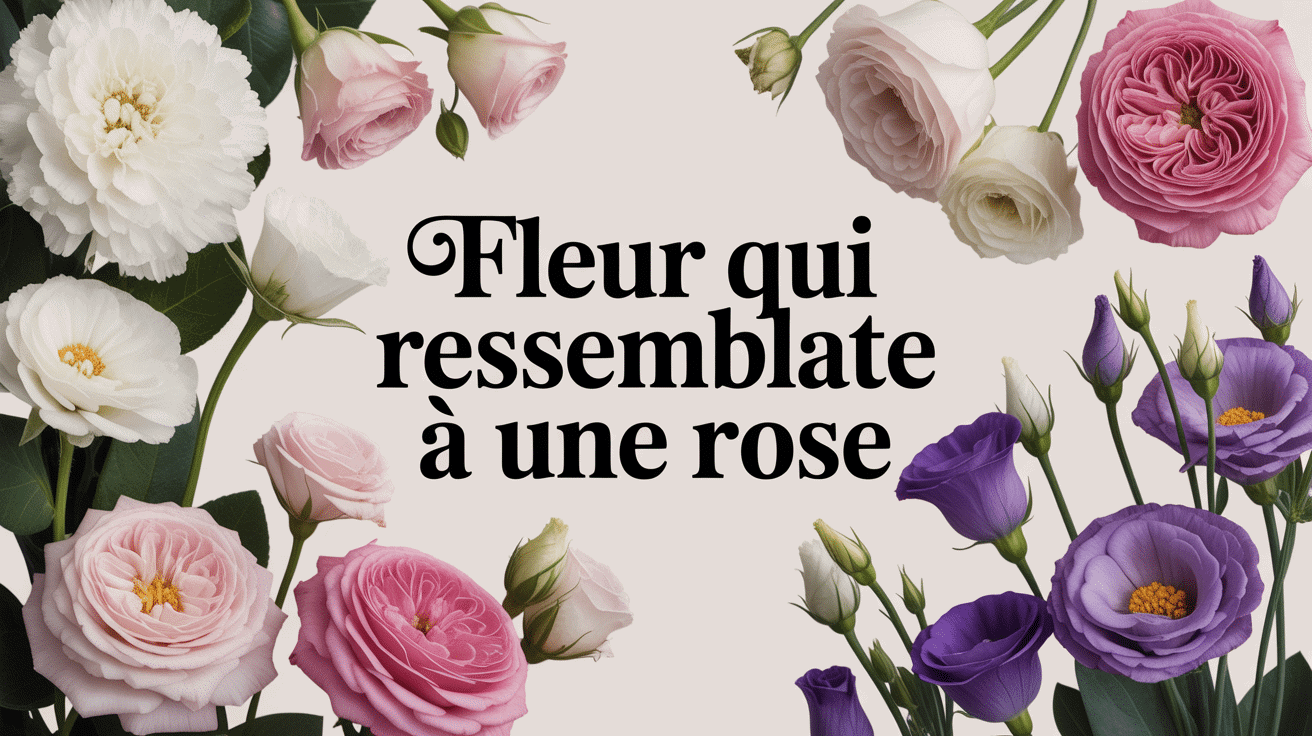 Composition de fleurs qui ressemblent à des roses