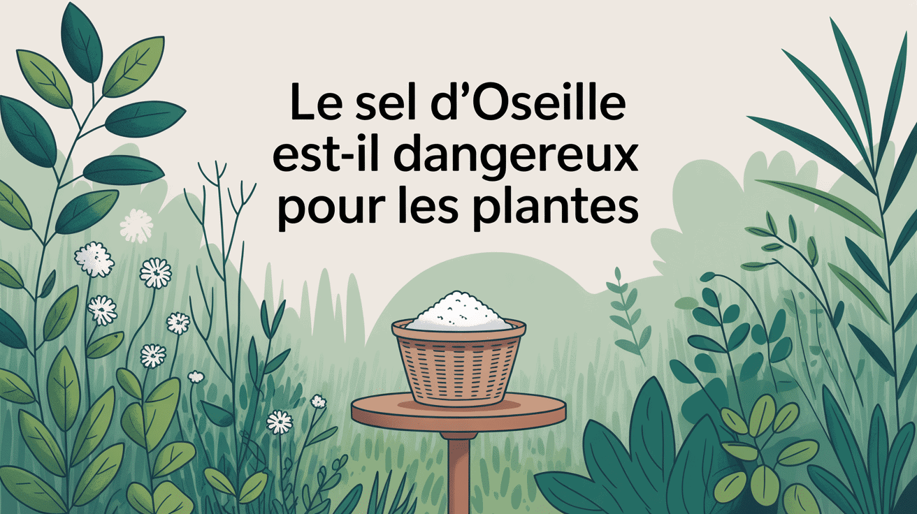 le sel d oseille est il dangereux pour les plantes cristaux blancs jardin