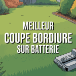 Meilleur coupe bordure sur batterie moderne dans jardin entretenu