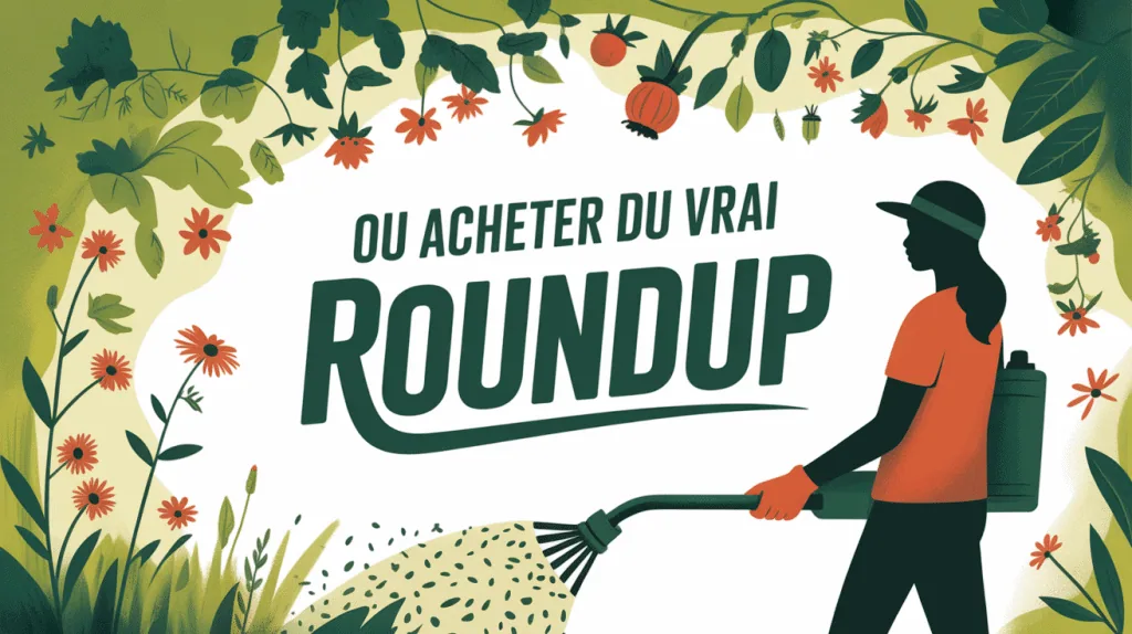 où trouver du vrai roundup personne avec pulvérisateur