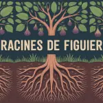 illustration racine figuier sous terre