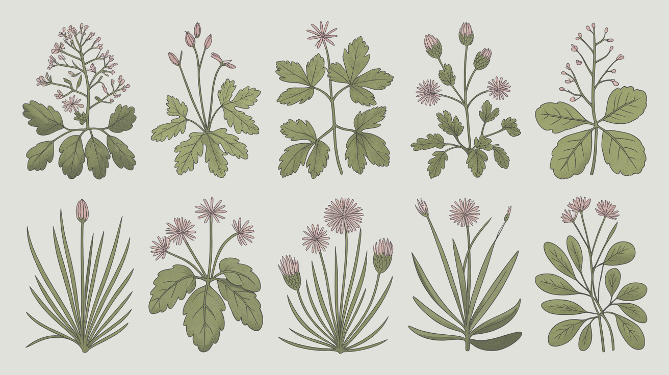 illustration mauvais herbe fleur blanche identification