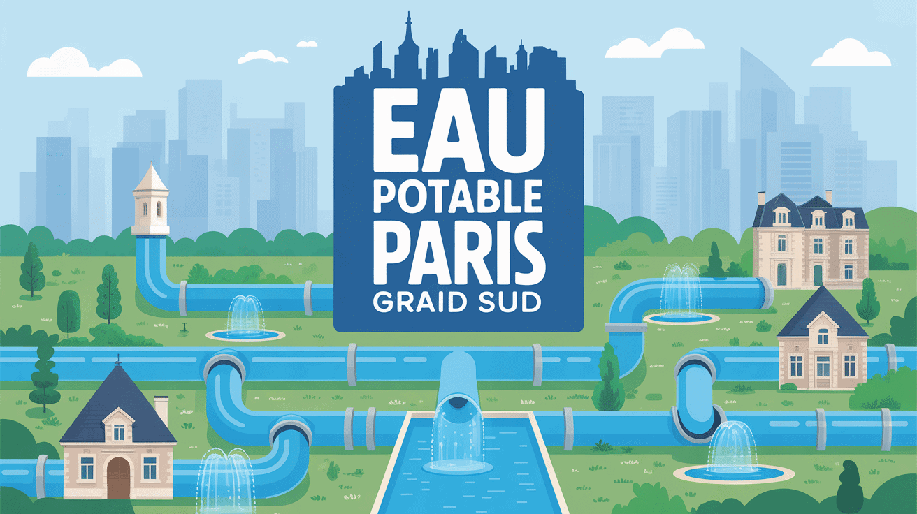 Réseau eaux Grand Paris Sud urbain