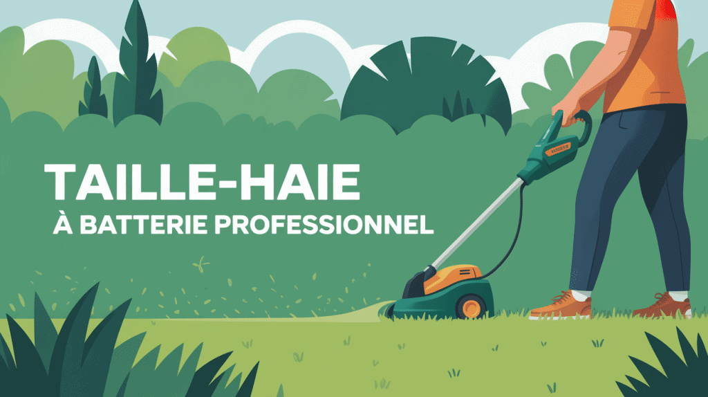 taille haie à batterie professionnel coupe haie verte
