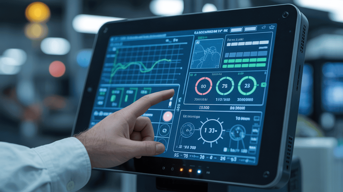 vulcan nepata interface tactile tableau bord industriel