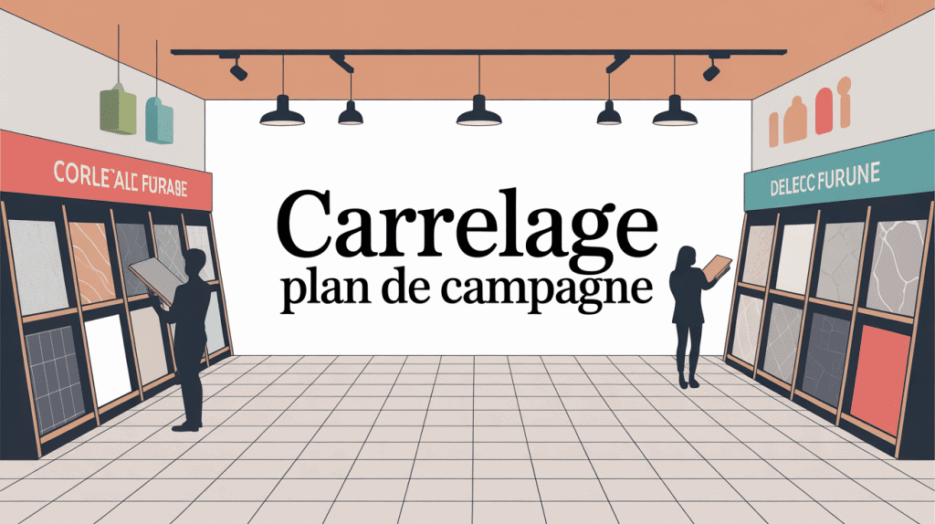 Achat carrelage plan de campagne ambiance moderne