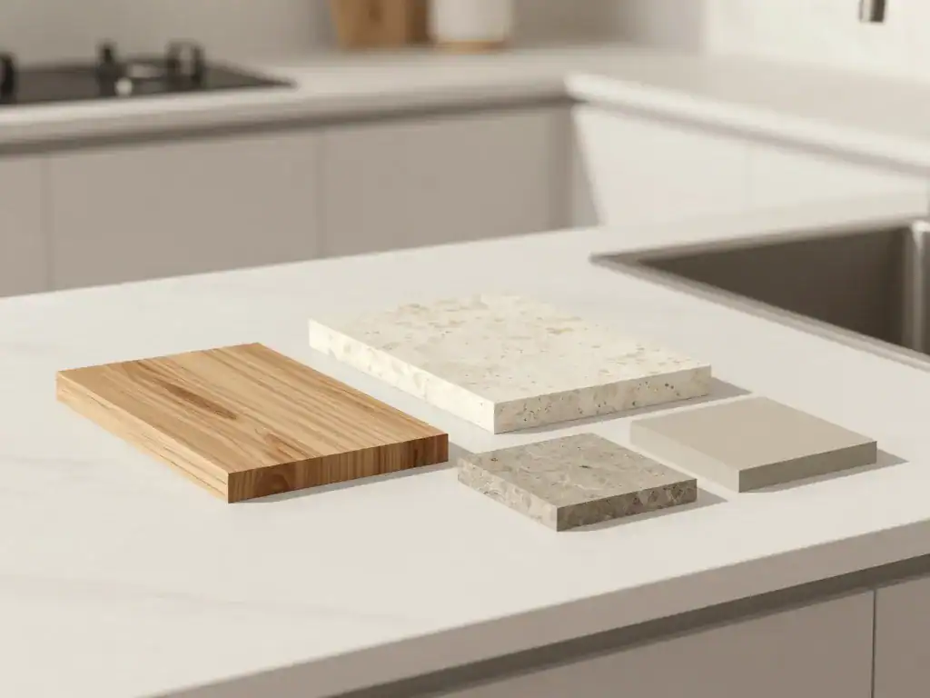 egger plan de travail différents décors et finitions sur comptoir