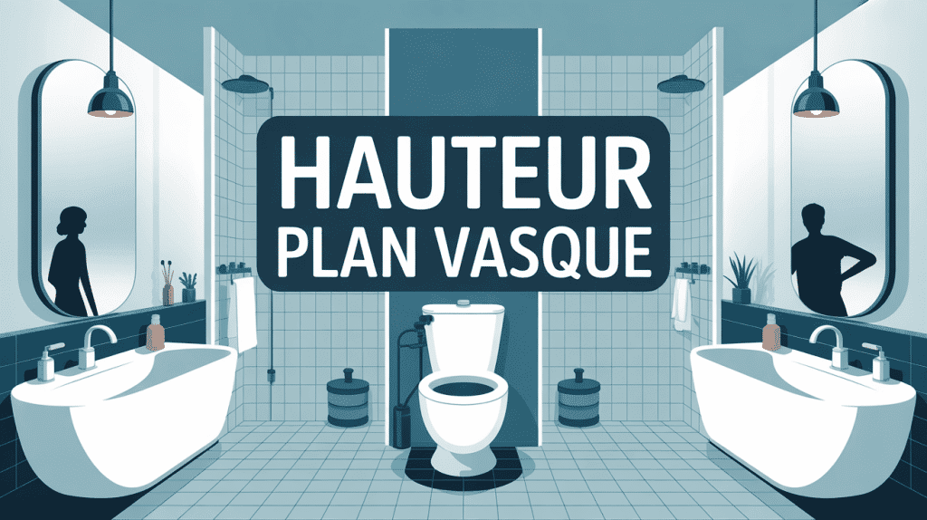 illustration hauteur plan vasque salle de bain