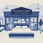Recherche magasin literie plan de campagne illustration
