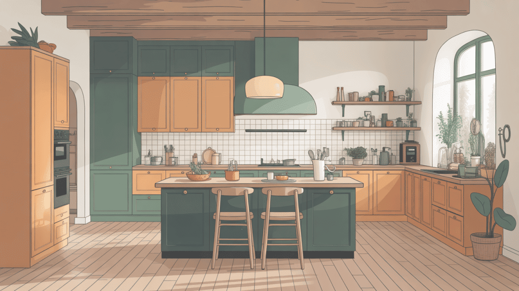 mobalpa plan de campagne cuisine intégrée lumineuse