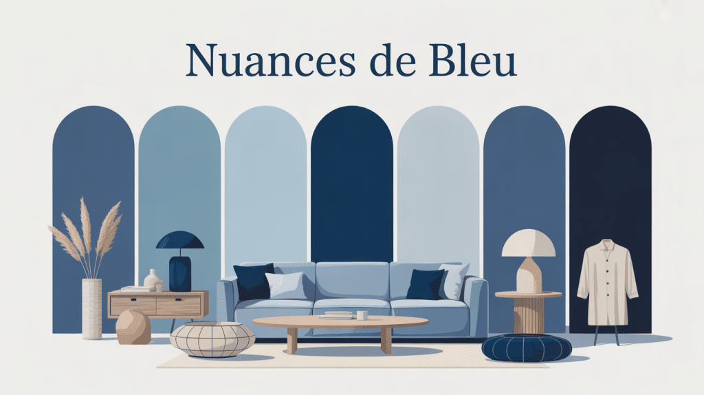 nuances de bleu top 7 palette couleurs déco design