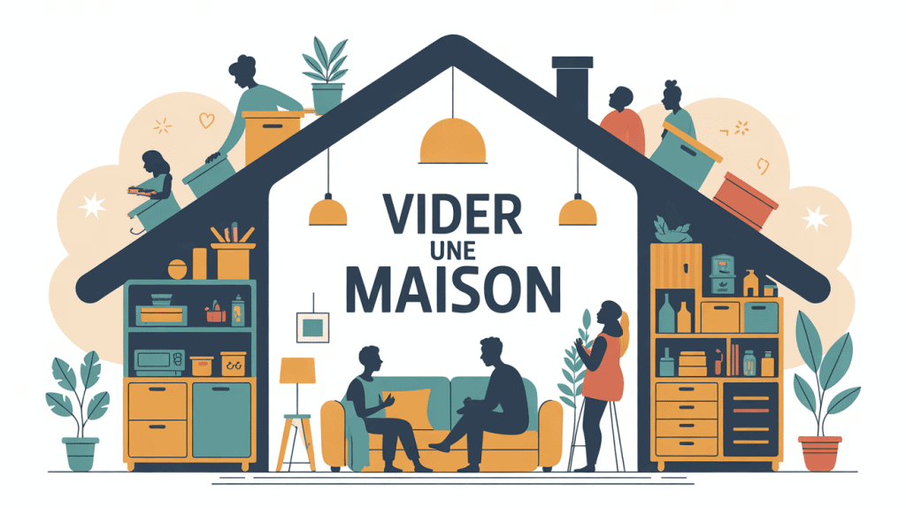 vide maison comment faire illustration méthode organisation famille
