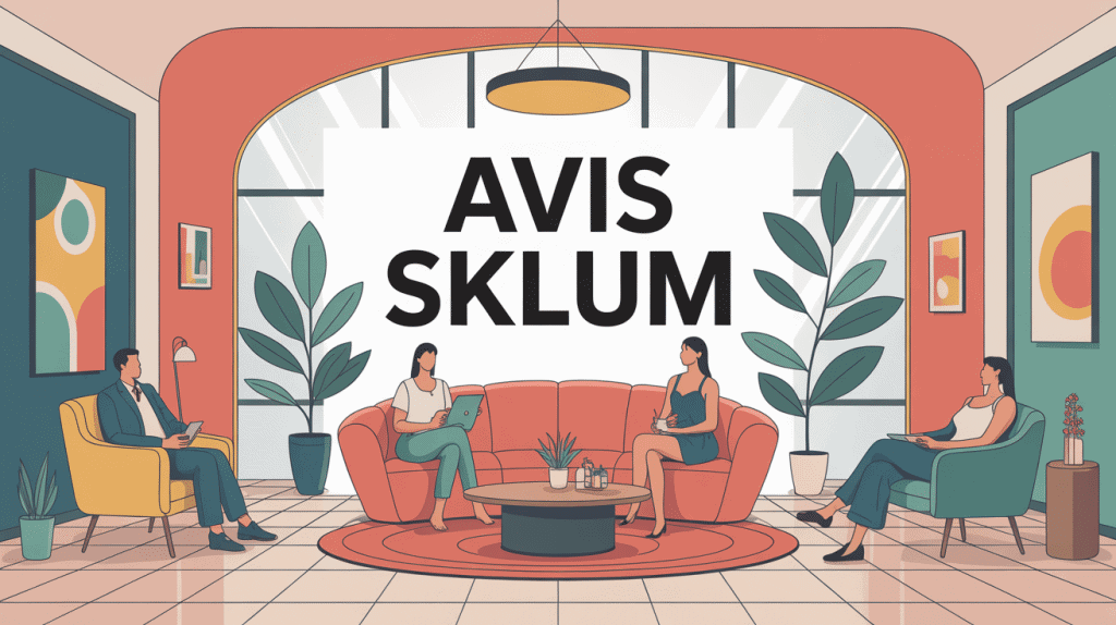 avis sklum salon moderne style vectoriel