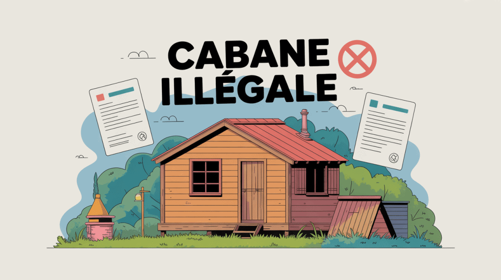construction sauvage qui paye les cabanes image juridique