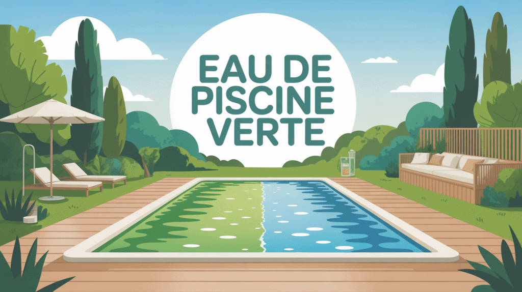 eau de piscine verte remède de grand-mère piscine jardin eau verte bleue