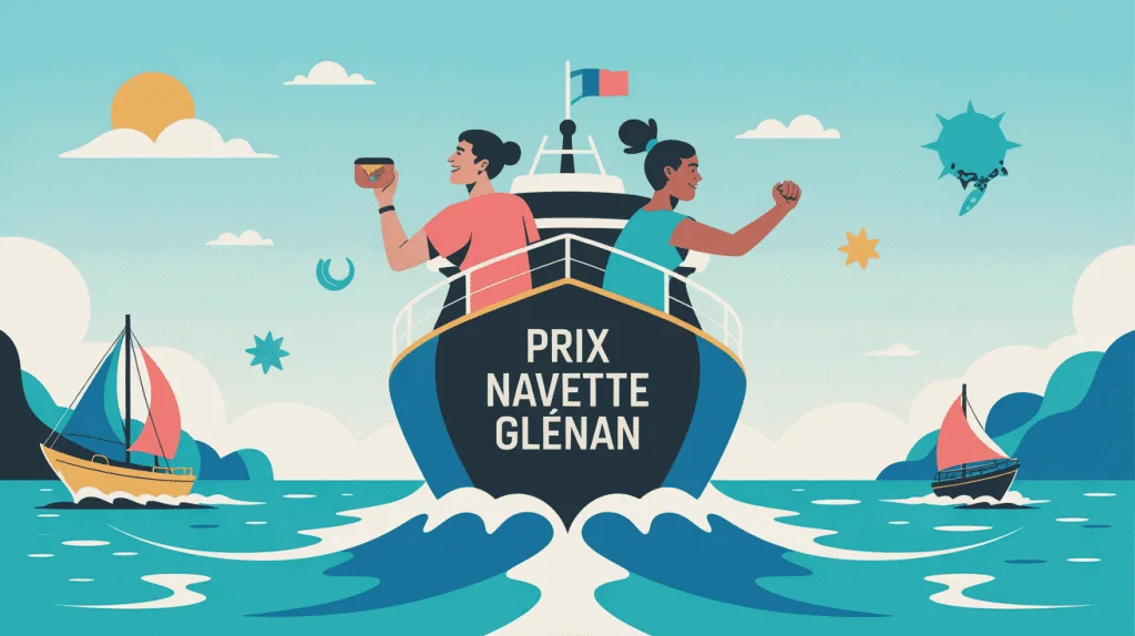 illustration vectorielle les glénans navette prix bateau famille