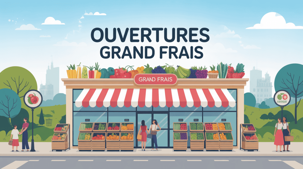 prochaines ouvertures grand frais illustration façade magasin France